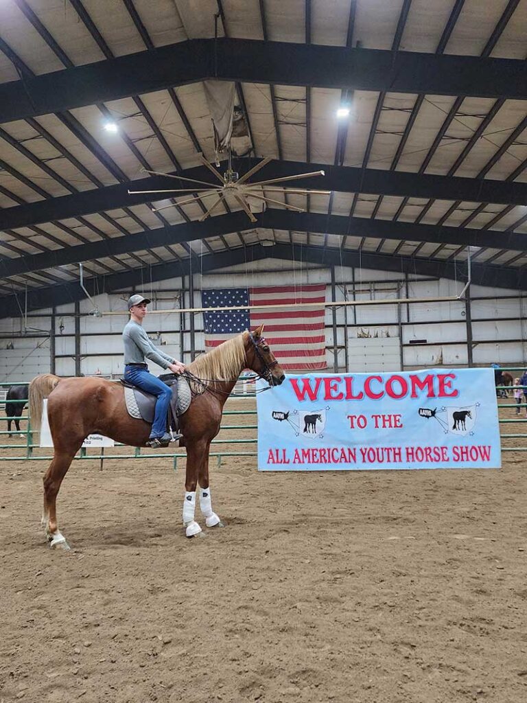 Jack at the All American Youth Horse Show